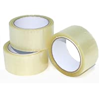 Los mejores  - Beufirst Pack 3 rollos cinta adhesiva transparente- 50mm x 66mt- cinta para embalar cajas- paquetes- envíos y mudanzas…